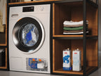 9kg Front-Load Washing Machine, 1600 rpm, Auto Detergent Dosing, Steam & WiFi, White