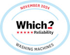 9kg Front-Load Washing Machine, 1600 rpm, Auto Detergent Dosing, Steam & WiFi, White