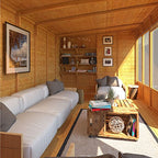 BillyOh Bella Tongue and Groove Pent Summerhouse (14x8 Spray Treated)