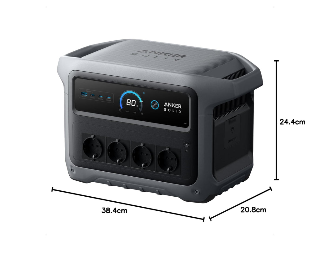 Anker SOLIX C1000 Gen 2 with AC charging cable, 2000W 1024Wh Power Station