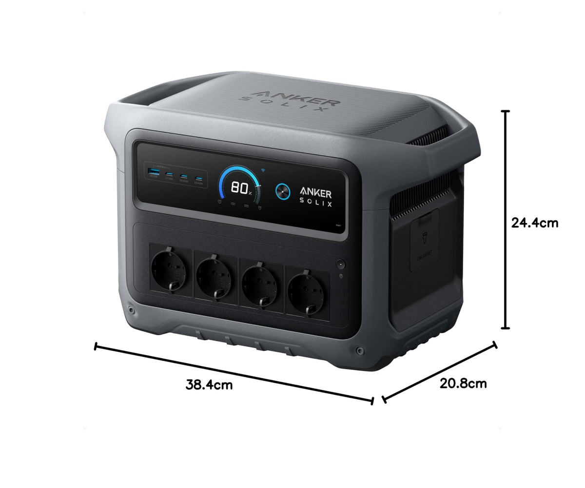 Anker SOLIX C1000 Gen 2 with AC charging cable, 2000W 1024Wh Power Station