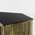 WALTONS 12 x 8 Wessex Summerhouse | Apex Roof | Shiplap Tongue and Groove | Wooden Garden Room Summerhouse | 10 Year Anti Rot Guarantee | 12 x 8 12ft