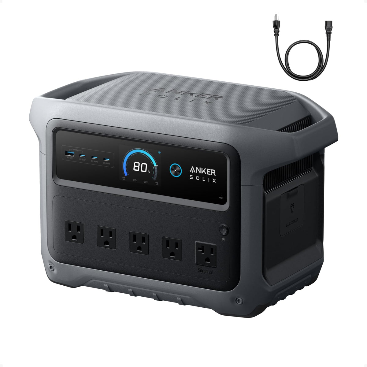 Anker SOLIX C1000 Gen 2 with AC charging cable, 2000W 1024Wh Power Station