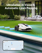 MAMMOTION YUKA 2000 Robot Lawn Mower, Perimeter Wire Free, Recommended 2000 m2, Max.2400 m2, Equipped with UltraSense AI Vision, Handles 45% Slopes
