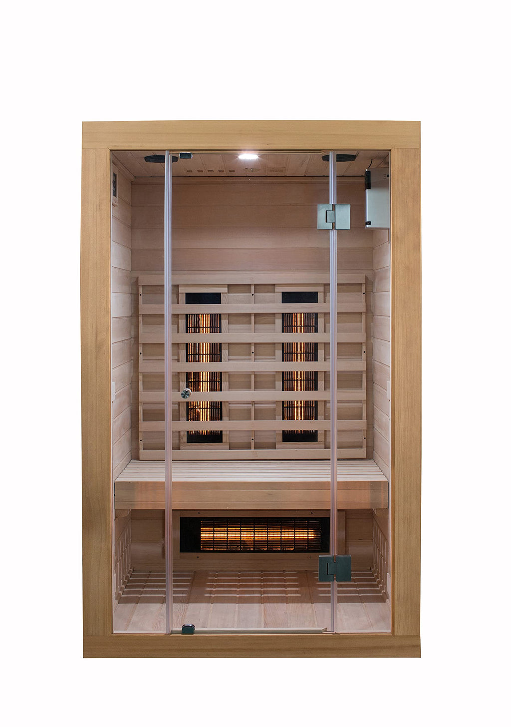 SaunaMed 2-6 Person Full Spectrum Infrared Indoor Sauna EMR NeutralTM 13A Plug & Play (2 Person)