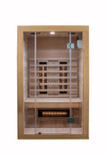 SaunaMed 2-6 Person Full Spectrum Infrared Indoor Sauna EMR NeutralTM 13A Plug & Play (2 Person)