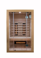 SaunaMed 2-6 Person Full Spectrum Infrared Indoor Sauna EMR NeutralTM 13A Plug & Play (2 Person)