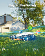 MAMMOTION LUBA 2 AWD 3000X Robot Lawn Mower without Boundary, Recommended 3000 m2, Max. 3600 m2, Auto Mapping UltraSense AI Vision, 0% Gradient