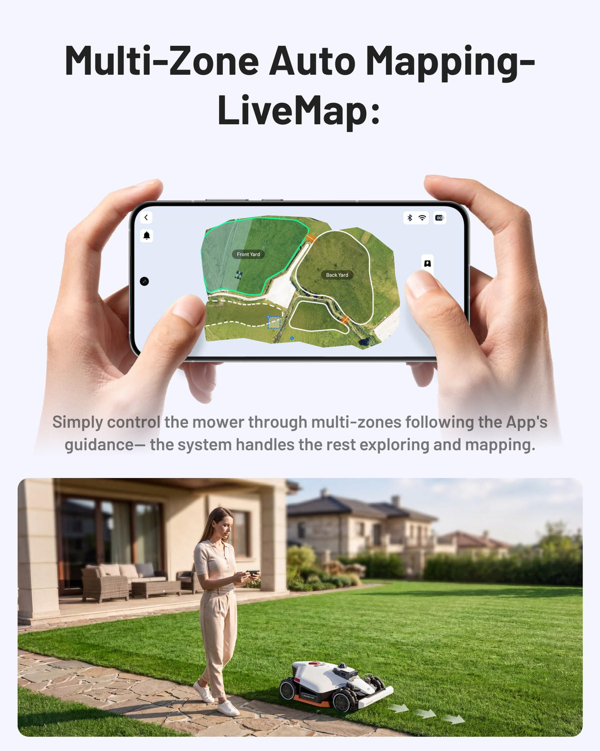 MAMMOTION LUBA 3 AWD 3000 Robotic Lawnmower without Boundary