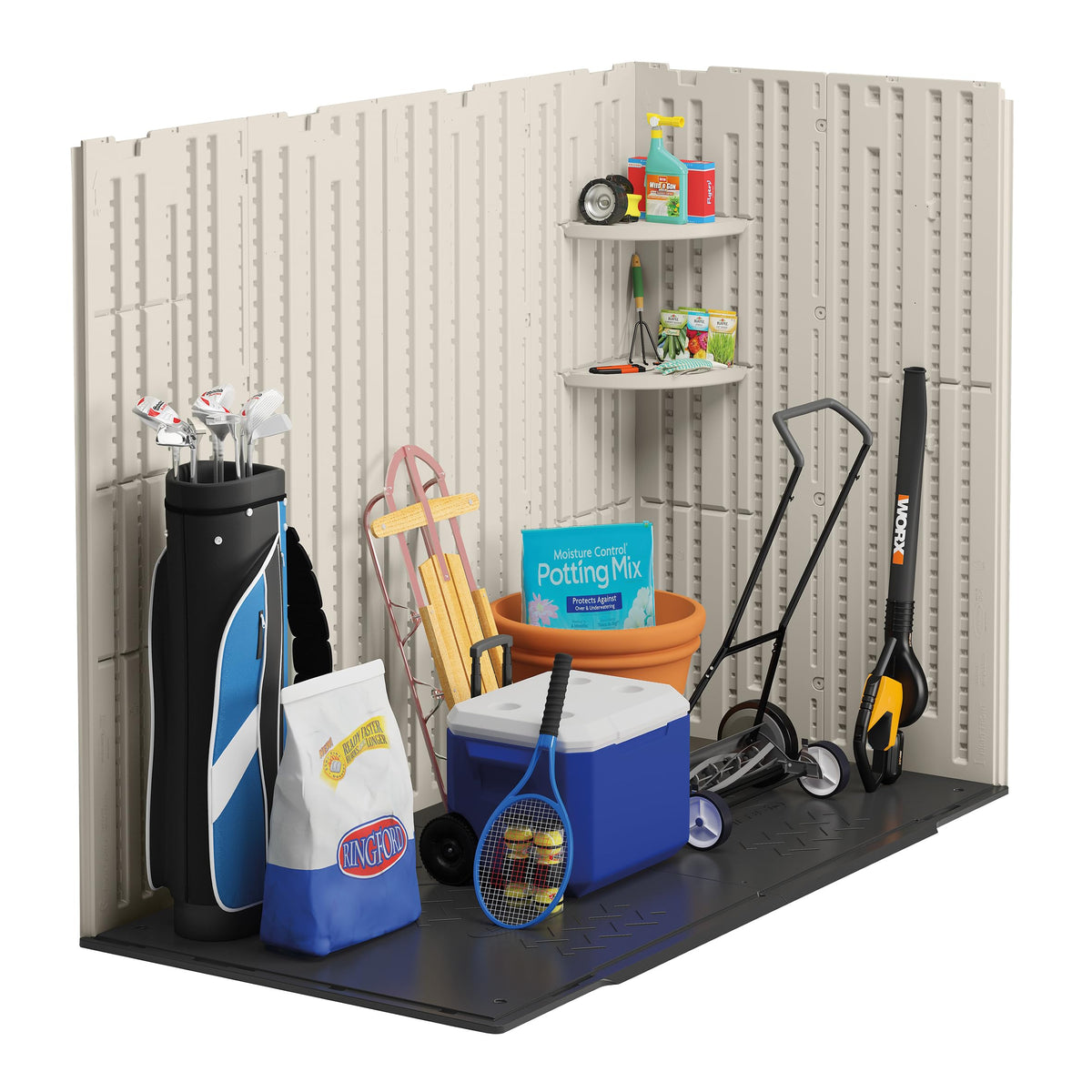 Rowlinson Suncast Tremont Shed 8x4