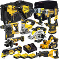 18V 13 Piece Power Tool Kit with 3 x 5.0Ah Battery & Charger T4TKIT-12846