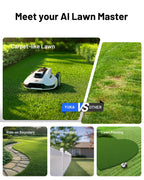 MAMMOTION YUKA 2000 Robot Lawn Mower, Perimeter Wire Free, Recommended 2000 m2, Max.2400 m2, Equipped with UltraSense AI Vision, Handles 45% Slopes