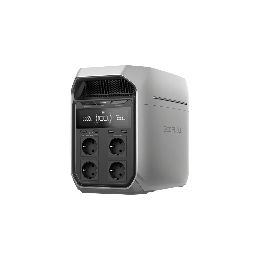 EcoFlow DELTA 3 Plus Portable Power Station – 1,800W Output, 3,600W X-Boost, Expandable to 5 kWh