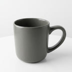 Elegant green stoneware coffee mug – 13 oz / 369 ml
