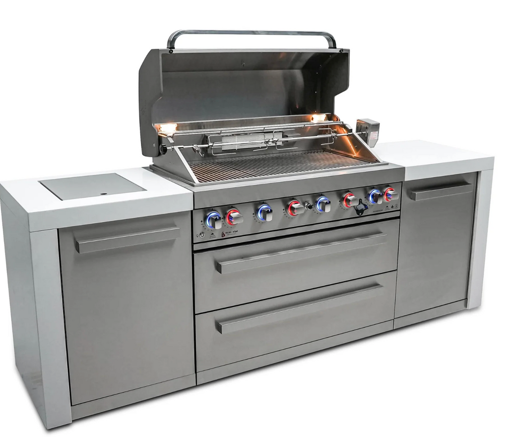 Mont Alpi 805 Deluxe Island 6-Burner Grill MAi805-D