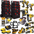 18V 14 Piece Power Tool Kit with 3 x 5.0Ah Batteries & Trolley Toolbox