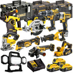 DCKT4T10P12 18V XR 10 Piece Power Tool Kit with 3 x 5.0Ah Batteries & Toughsystem Box
