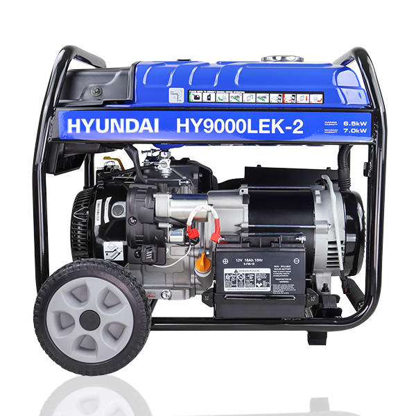 HY9000LEK-2 7kW Petrol Open Frame Site Generator