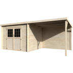 Large 198 Sq. Ft. Wooden Garden Shed – Premium Model at an Attractive Price